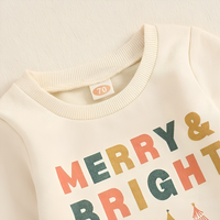 Long Sleeve Merry Bright Crewneck Baby Set