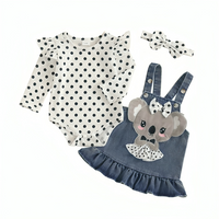 Long Sleeve Polka Dot Koala Baby Set