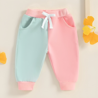 Two-Color Block Baby Pants