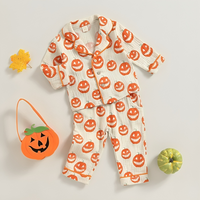 Halloween Pumpkins Toddler Pajama Set