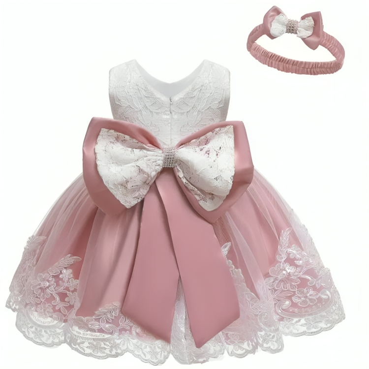 Carniva Tutu Wedding Bow Dress Set