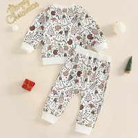 Long Sleeve Christmas Time Baby Set