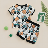 Short Sleeve Easter Vibes Baby Set