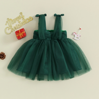 Elegant Christmas Bow Tulle Baby Dress