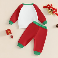 Long Sleeve Holly Jolly Print Baby Set