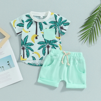 Palm Trees Summer Vibes Baby Set