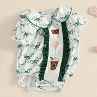 St. Patrick's Day Collar Doll Baby Romper