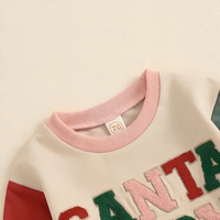 Colorful Santa Baby Printed Long Sleeve Set