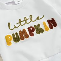 Little Pumpkin Colorful Crewneck Set