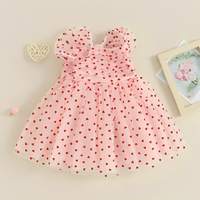 Valentine's Day Pink Hearts Toddler Dress