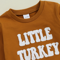 Little Turkey Plaid Tulle Skirt Toddler Set