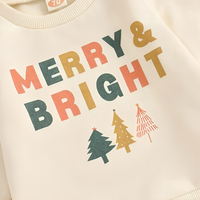 Long Sleeve Merry Bright Crewneck Baby Set