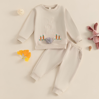 Long Sleeve Easter Bunny Carrot Toddler Set