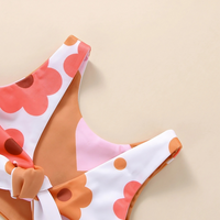 Knotted Floral Hearts Baby Swimsuit