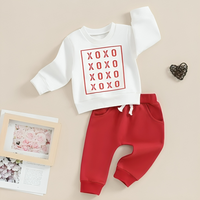 Valentine's Day Hugs and Kisses Baby Set