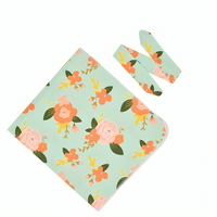 Floral Printed Swaddle Blanket Wrap