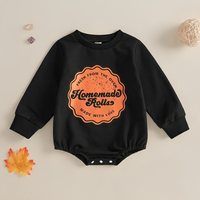 Thanksgiving "Homemade Rolls" Logo Bodysuit