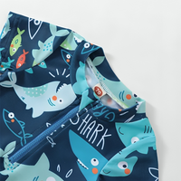 Great Shark Zipper Baby Swimsuit