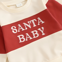 Long Sleeve Santa Baby Toddler Jogger Set