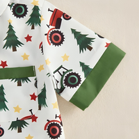 Gentleman Christmas Tractor Baby Set