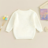 Handcrafted "Little Sister" Knitted Baby Sweater