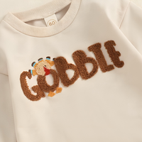 Thanksgiving Handcrafted Embroidered Bodysuit