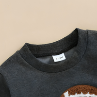 Game Day Football Embroidered Baby Sweatshirt