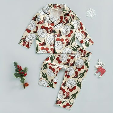 Western Christmas Baby Pajama Set