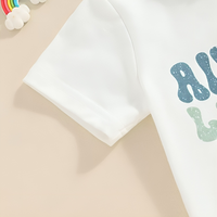 Short Sleeve "Auntie's Lil Dude" Summer Baby Set