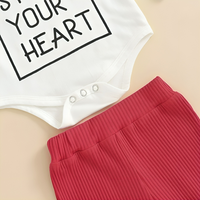 Miss Steal Your Heart Flared Pants Baby Set