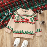 Christmas Vintage Knit Baby Sweater