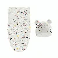 Cute Sleeping Bag Set Cotton Baby Swaddle Blanket