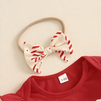 Santa Baby Christmas Flared Pants Baby Set