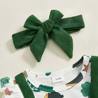 St. Patrick's Day Suspender Skirt Baby Set