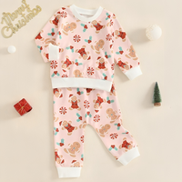 Long Sleeve Christmas Time Baby Set