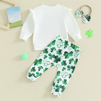 St. Patrick's Day Shamrock Baby Set