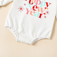 Unisex Happy New Year Knit Baby Bodysuit