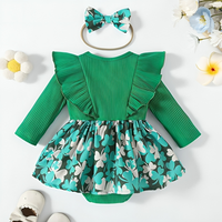 St Patrick's Day Cotton Romper Dress