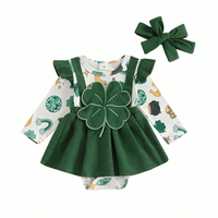 Long Sleeve St. Patrick's Day Baby Romper