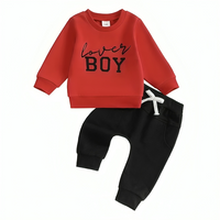 Long Sleeve Lover Boy Baby Set