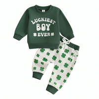 Long Sleeve Luckiest Boy Ever Baby Set