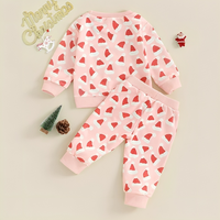 Christmas Themed Print Long Sleeve Baby Set