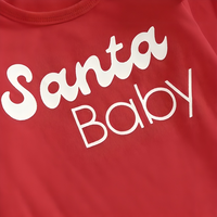 Santa Baby Christmas Flared Pants Baby Set