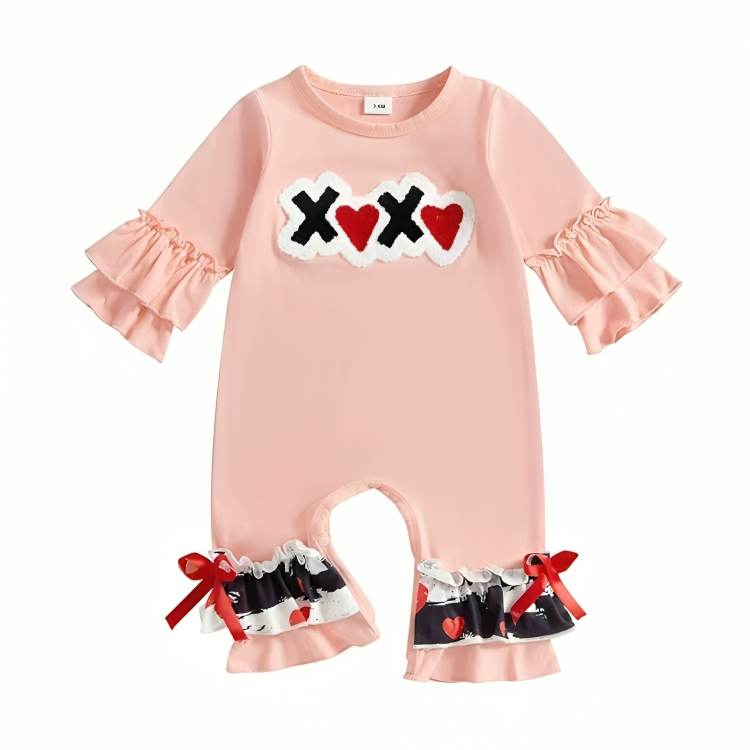 Hugs and Kisses XOXO Baby Jumpsuit