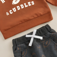 Turkey Huddles Cuddles Sweater Set