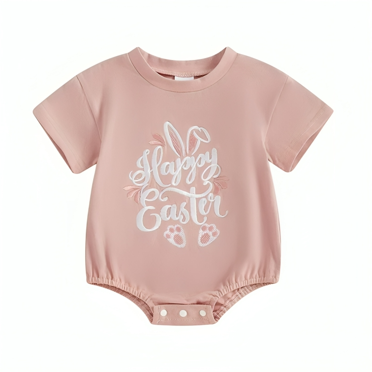 My First Easter Pink Baby Bodysuit