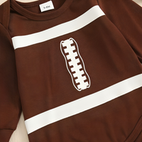 Long Sleeve Striped Football Baby Set