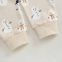 Long Sleeve Snowman Christmas Baby Set