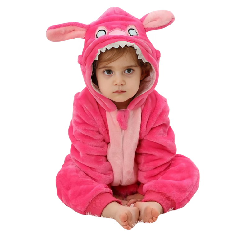 Pink Alien Baby Cotton Onesie