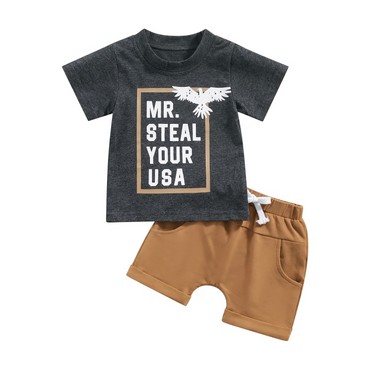 Mr. Steal Your USA Baby Set